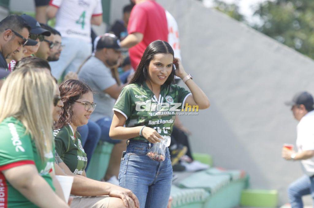 El ambiente en el Yankel por el clásico Marathón-Real España; las bellas mujeres que deslumbran en las graderías