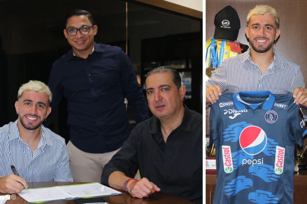 OFICIAL: El argentino Agustín Auzmendi extiende su contrato con Motagua hasta el 2025