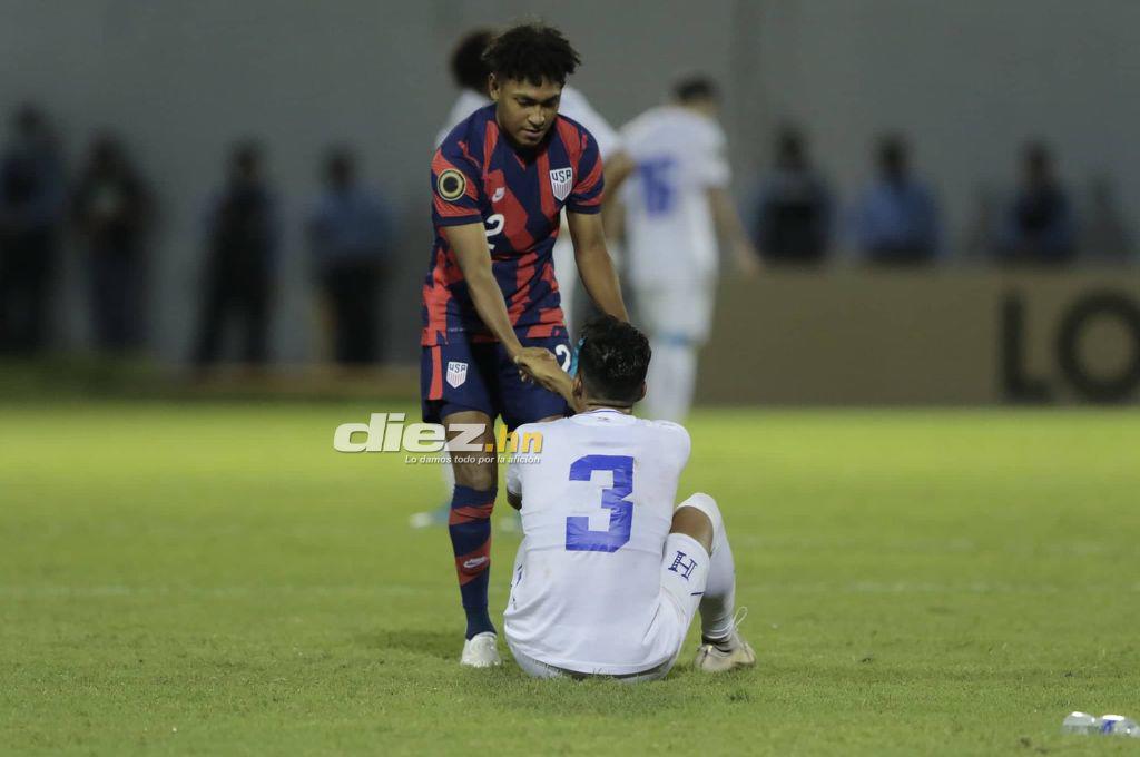No se vio en TV: Las duras imágenes de los jugadores de Honduras, Luis Alvarado destrozado y el gesto de los estadounidenses