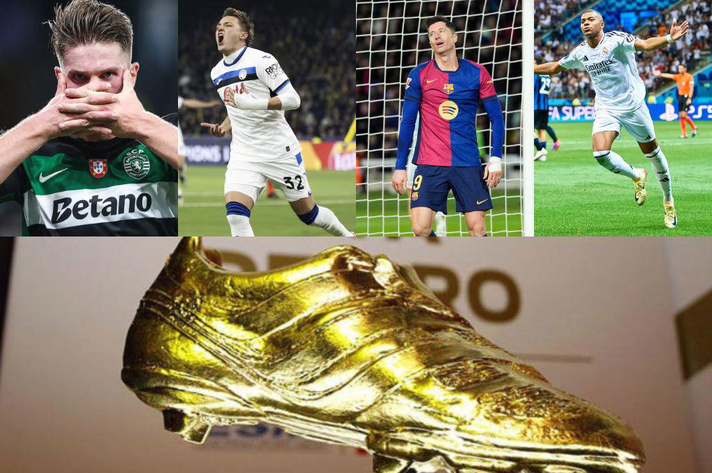 Salah se separa y sorpresa en la Bota de Oro tras triplete de Mbappé: así va la tabla de goleadores de las Ligas de Europa