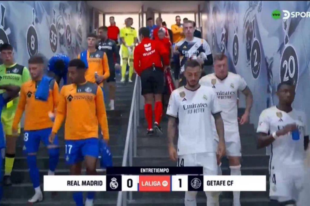 Salen a la luz las famosas líneas en la jugada del polémico gol de Joselu, Bellingham y su épico festejo; Choco Lozano presente en el Madrid-Getafe