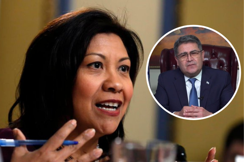 Congresista de EEUU Norma Torres llama a pedir la extradición inmediata del expresidente hondureño Juan Orlando Hernández