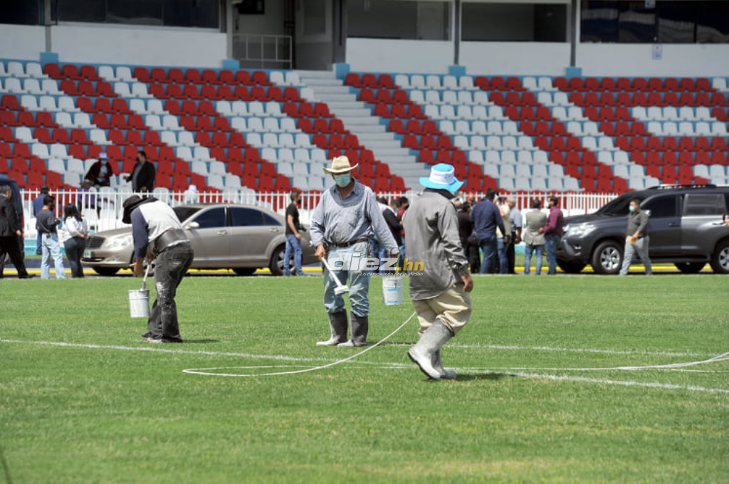 Instalación de fibra óptica y reparación total de sanitarios: Los nuevos cambios que ya luce el estadio Nacional de Tegucigalpa