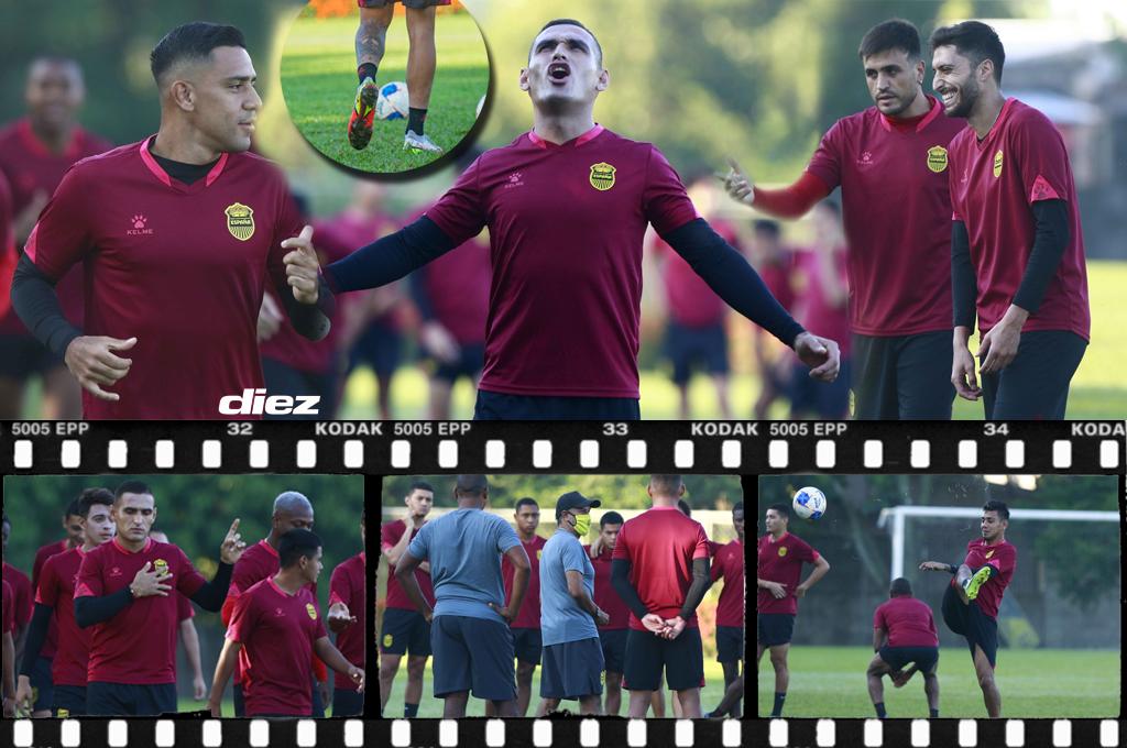 Así fue el entrenamiento del Real España antes de viajar a la capital para su batalla contra Motagua