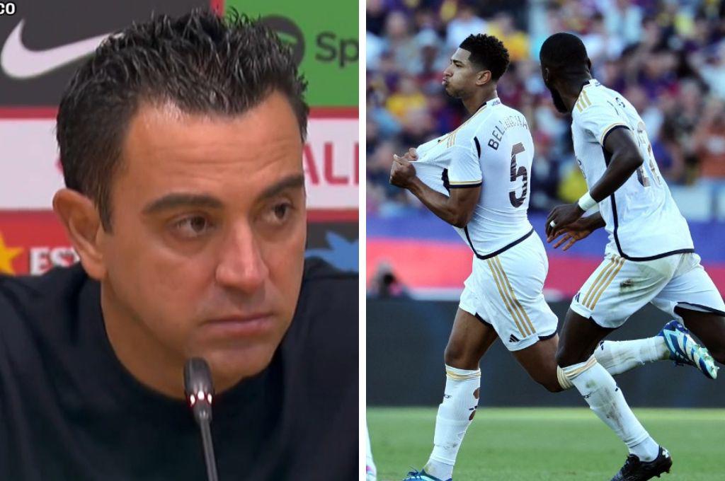 Xavi explota tras perder el Barcelona-Real Madrid con goles de Belllingham: “Estoy como un culer más: frustrado y enfadado”