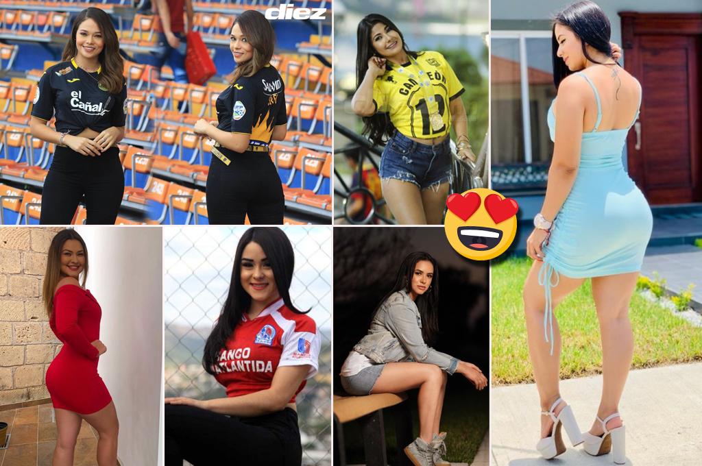 ¡Para enamorarse! Las preciosas hondureñas que son aficionadas de Olimpia y Real España