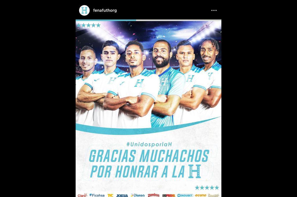 Palma el más dolido y Choco emotivo: Lo que dicen los jugadores de Honduras en redes sociales tras la derrota ante México