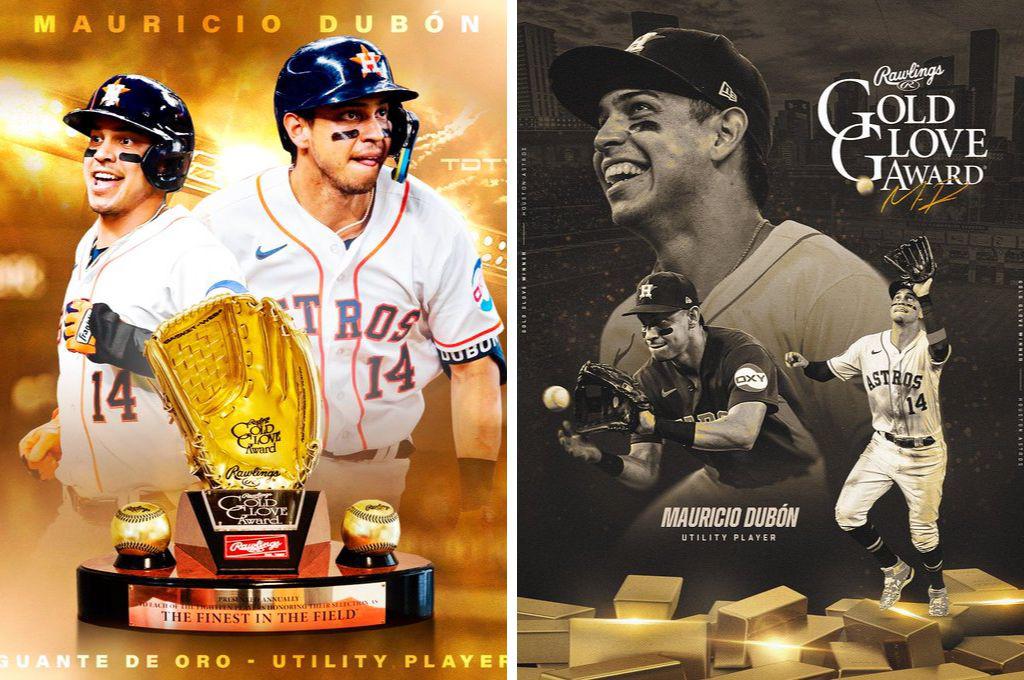 ¡Orgullo hondureño! Mauricio Dubón gana el Guante de Oro como el mejor Utility Player de la MLB