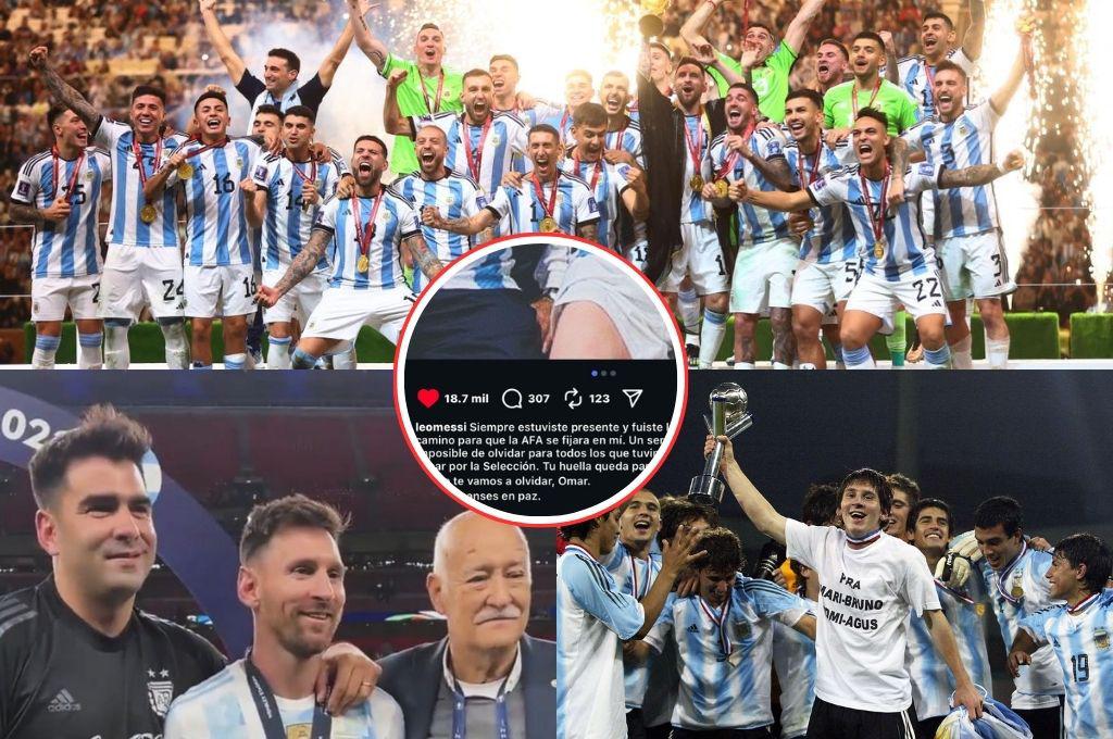 Messi llora su partida: la carta de Leo tras fallecimiento de un miembro de la selección de Argentina: Fuiste la persona...