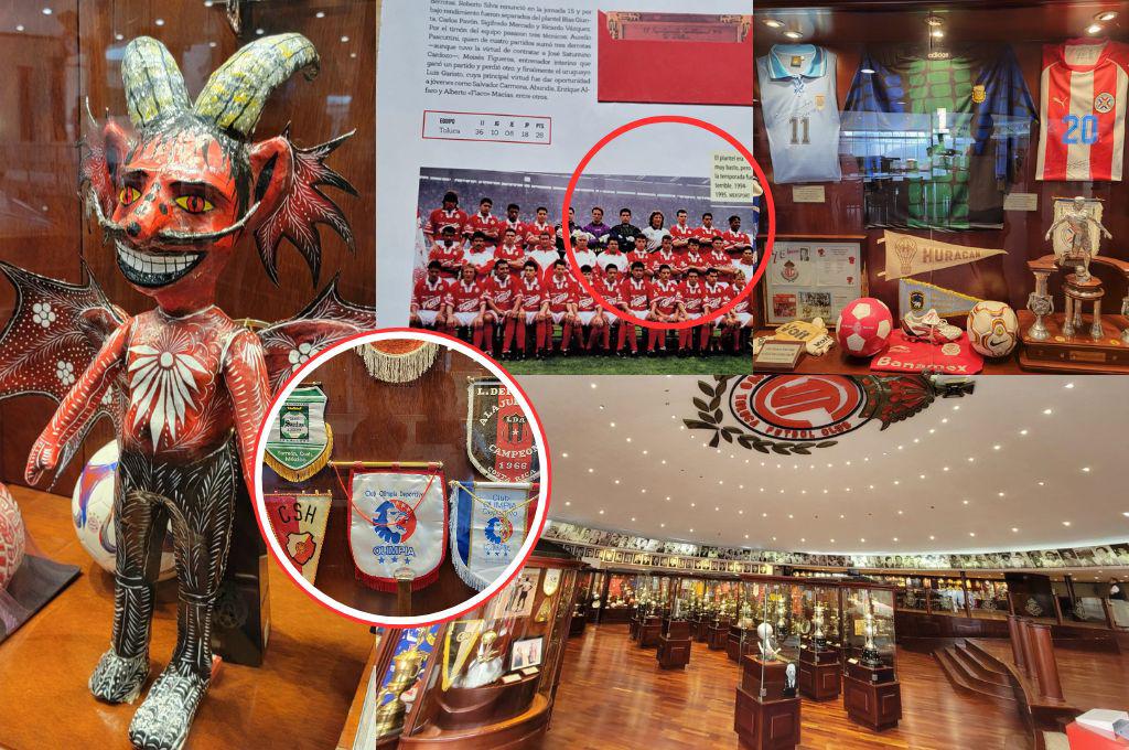 Olimpia y Carlos Pavón relucen en las vitrinas: así es el histórico y hermoso museo del Toluca en el Nemesio Diez