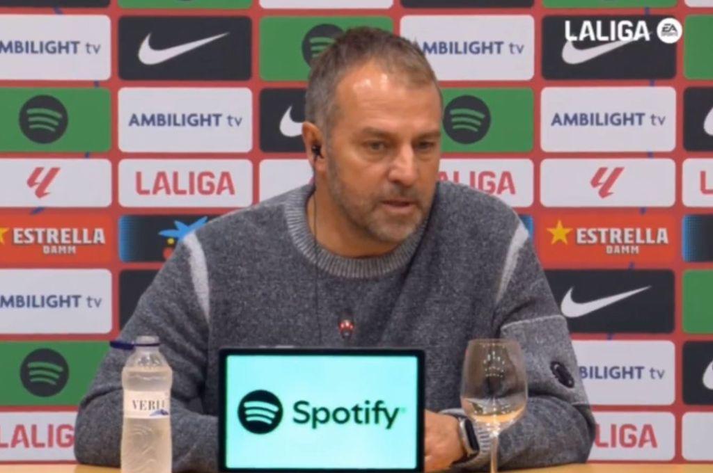 “Es decepcionante”: Hansi Flick salió muy molesto con su equipo tras caer ante el Atlético de Madrid en LaLiga