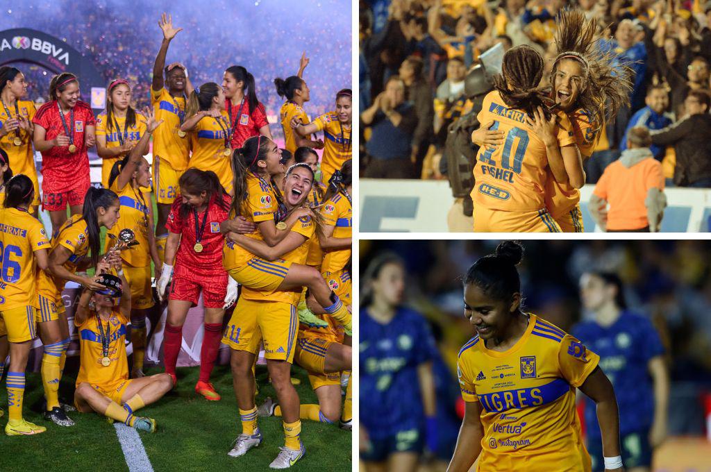 Tigres Femenil se corona campeón de la Liga MX por quinta vez en su historia tras derrotar al América