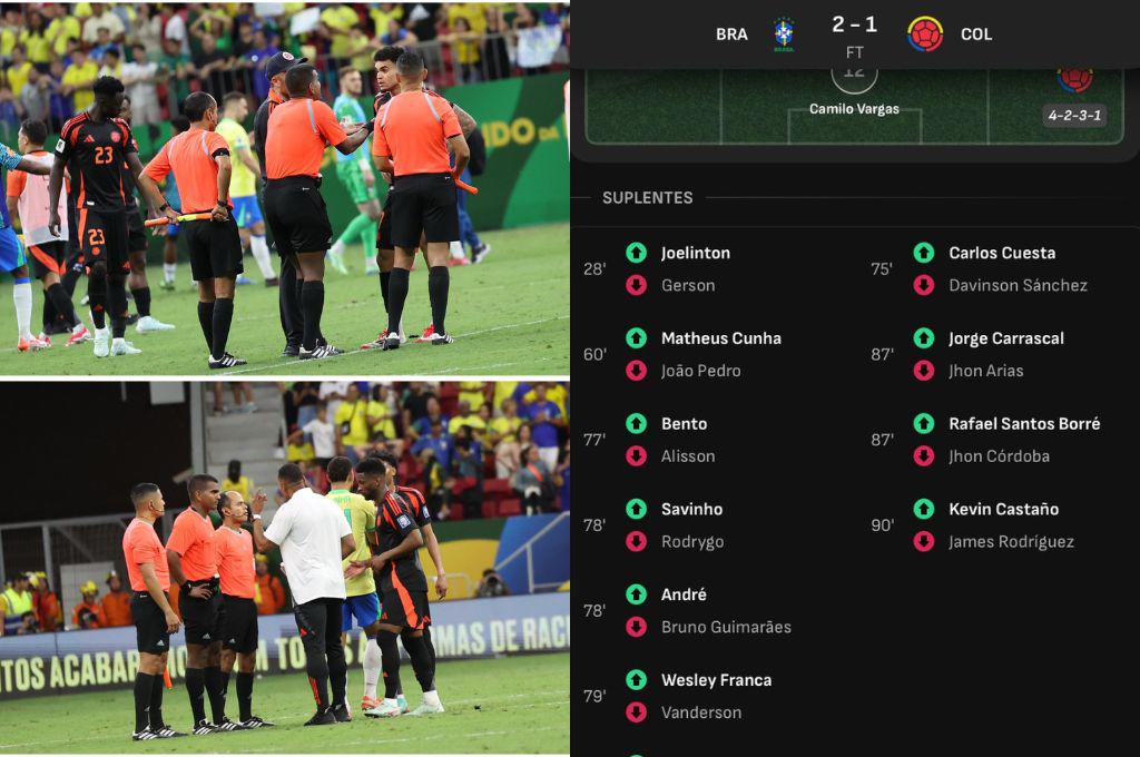 ¿Por qué Brasil hizo siete cambios ante Colombia? Lo que dice la regla y esto pasará en las eliminatorias sudamericanas