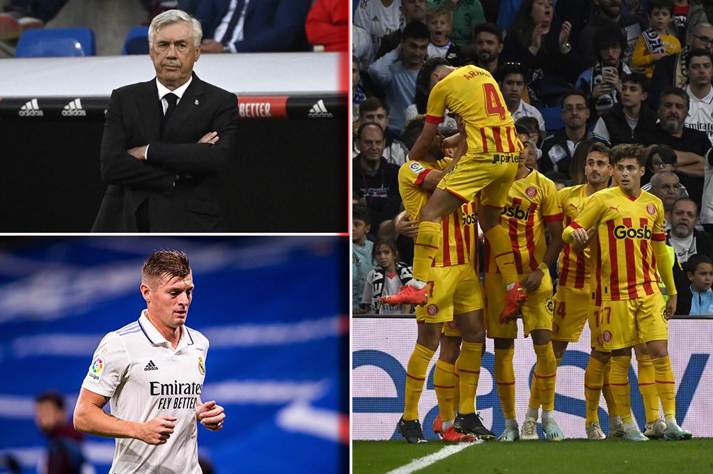 ¡Con polémica en el Bernabéu! Real Madrid tropieza contra el Girona, pero recuperó la punta de la liga española; Kroos vio la roja
