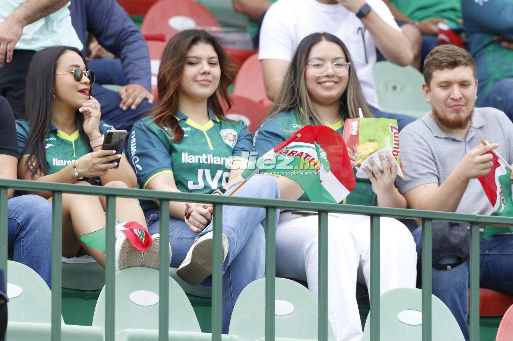 El ambiente en el Yankel Rosenthal: Ex del Marathón llegó al estadio, bellas chicas y el monstruo no estará solo