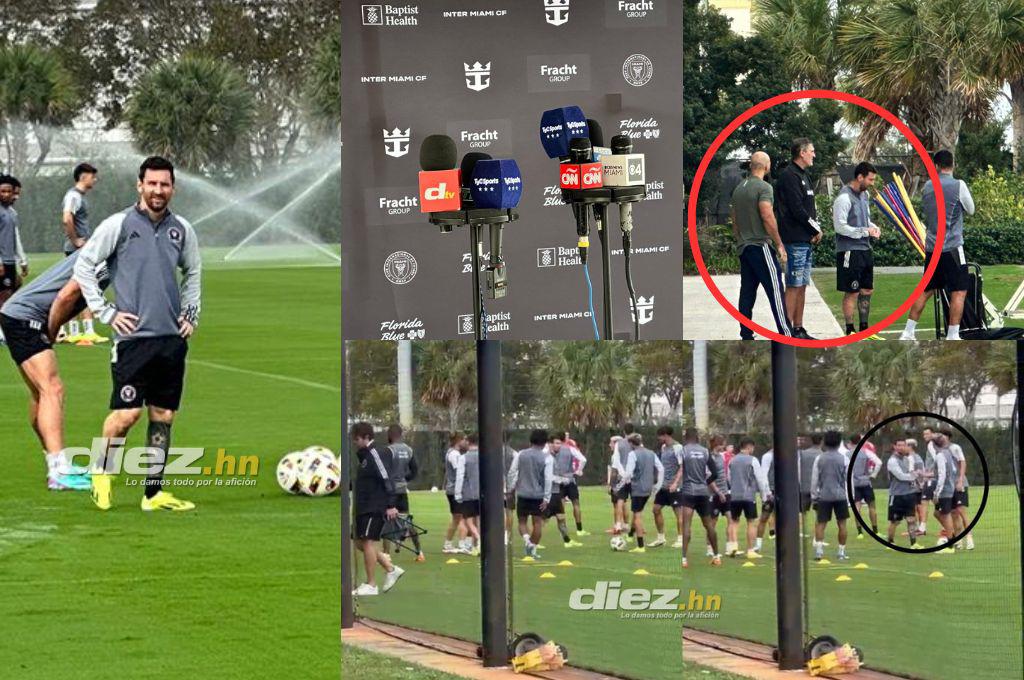 ¿Se podrán tomar fotos con Messi en El Salvador? El saludo del argentino con David Ruiz y los guardaespaldas del ‘10’