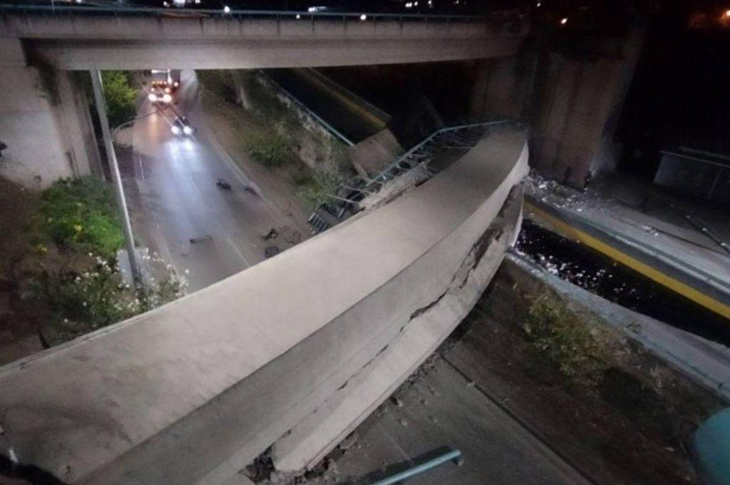 La razón por la que puente a desnivel colapsó en el Anillo Periférico de Tegucigalpa: ¿hubo muertos?