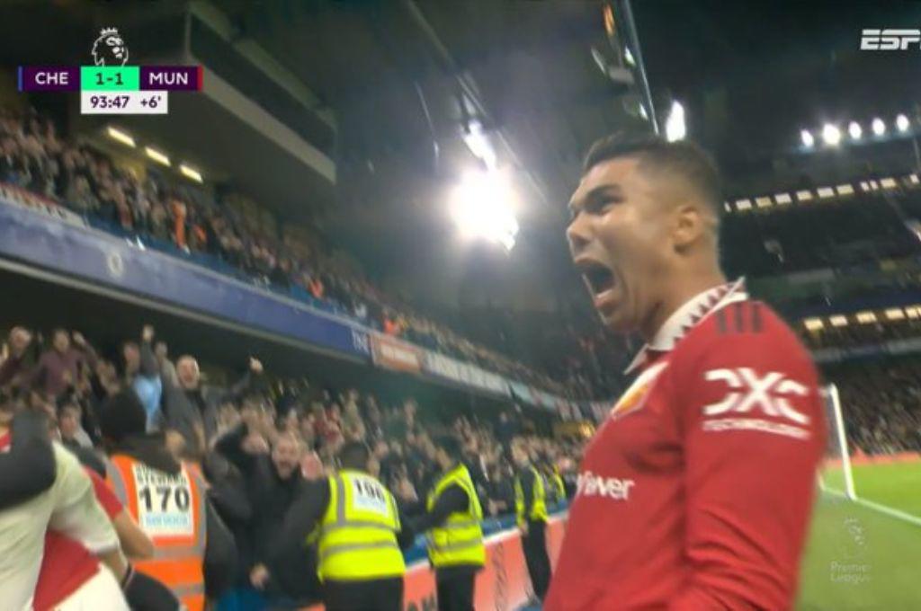 El apoyo de Cristiano Ronaldo, la lesión de Varane y gol ‘in extremis’ de Casemiro para dar el empate del Manchester United ante Chelsea