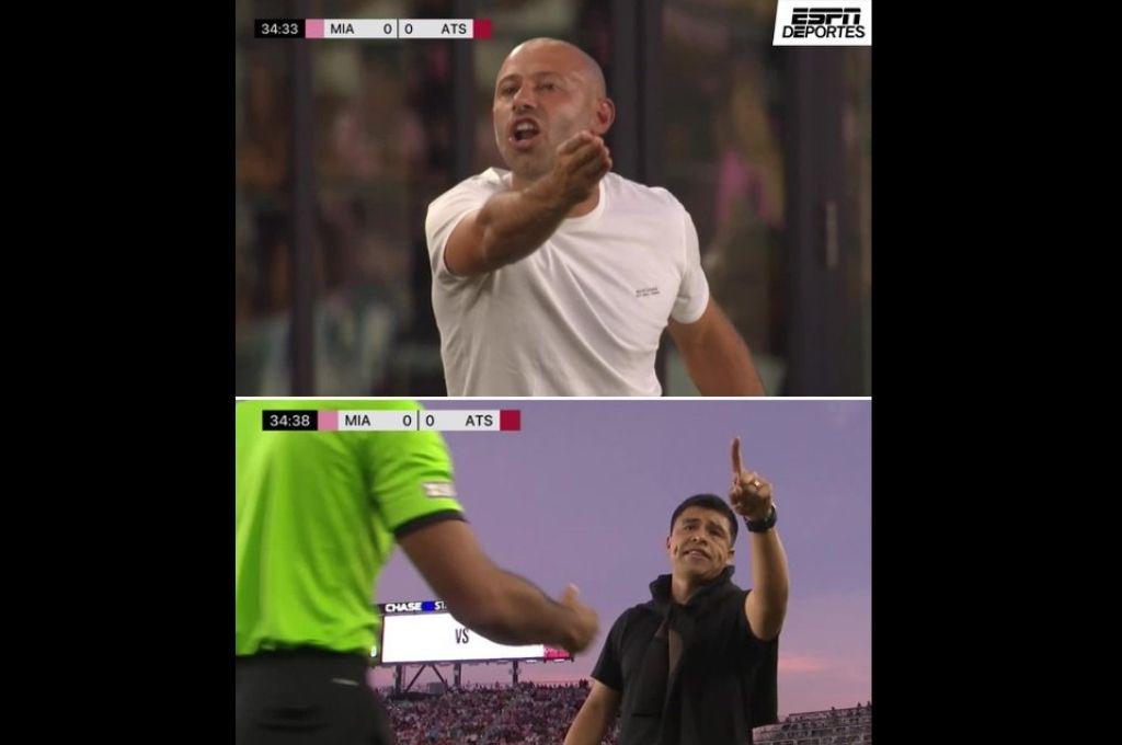 Messi se burló y le gritó en la cara a uno del Atlas, el VAR le echa la mano al Inter Miami y Keylor Navas es el héroe de Pumas