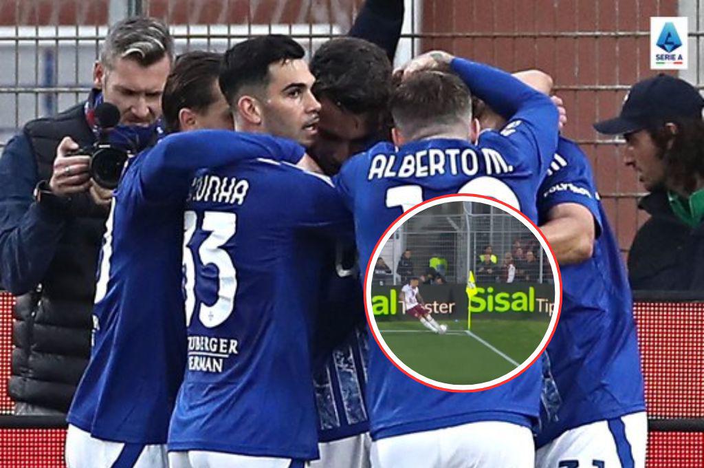 Al estilo de Julián Álvarez: así fue el gol que anularon en la Serie A por dar dos toques en un tiro de esquina