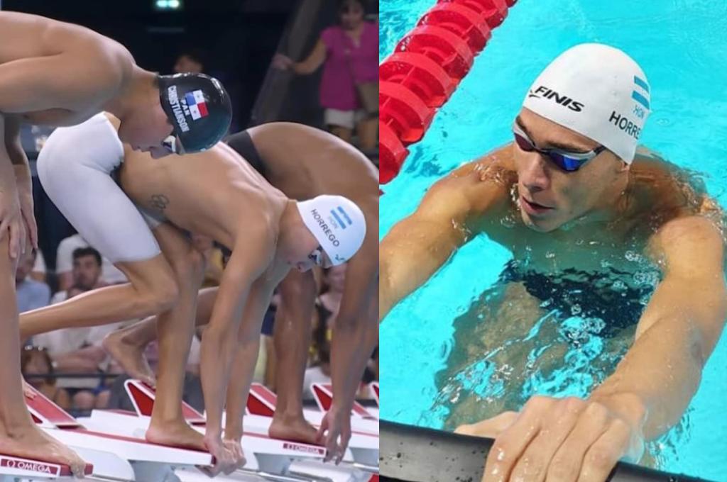 Julio Horregó compitió en los 200 metros pecho por segundos juegos consecutivos.