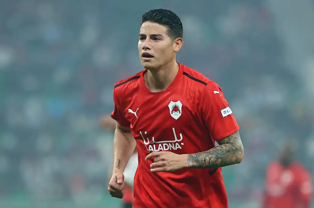 James Rodríguez se volvió loco: Así reapareció en Qatar con un look sumamente extravagante