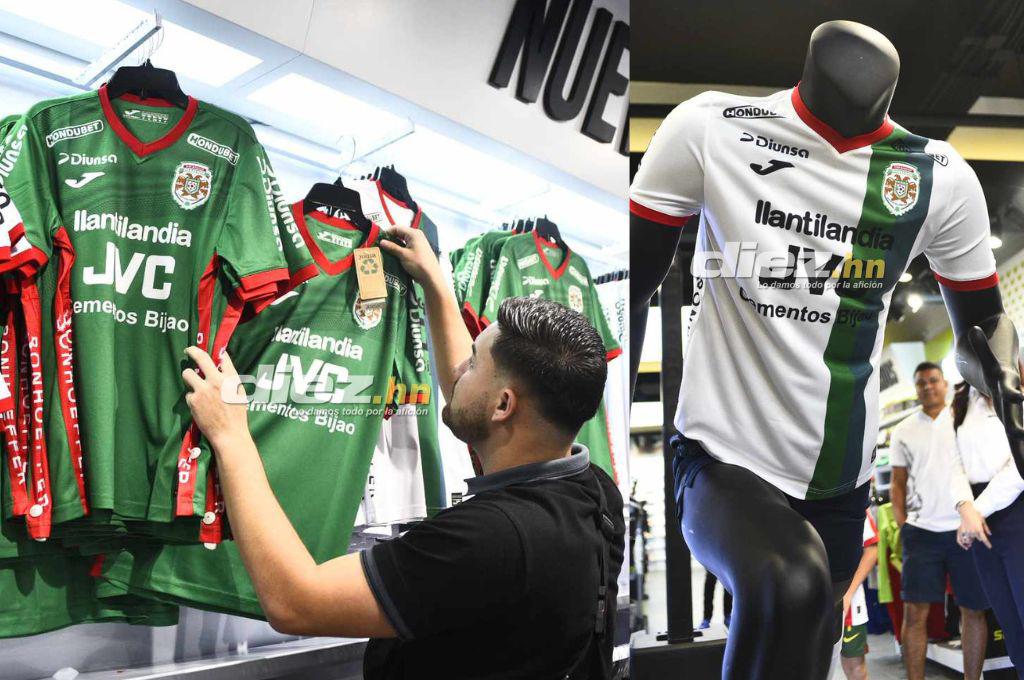 Marathón presenta sus nuevas camisas para el torneo Clausura 2024 de la Liga Nacional
