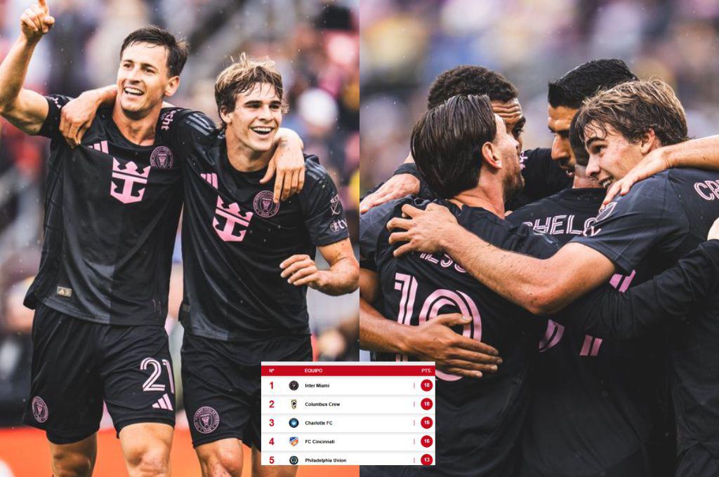 Messi domina la MLS: Inter Miami vence al Columbus Crew y así que la tabla de posiciones de la liga de Estados Unidos