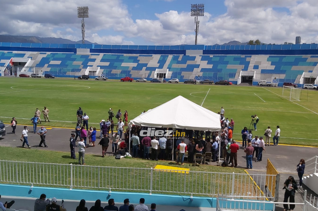 Instalación de fibra óptica y reparación total de sanitarios: Los nuevos cambios que ya luce el estadio Nacional de Tegucigalpa