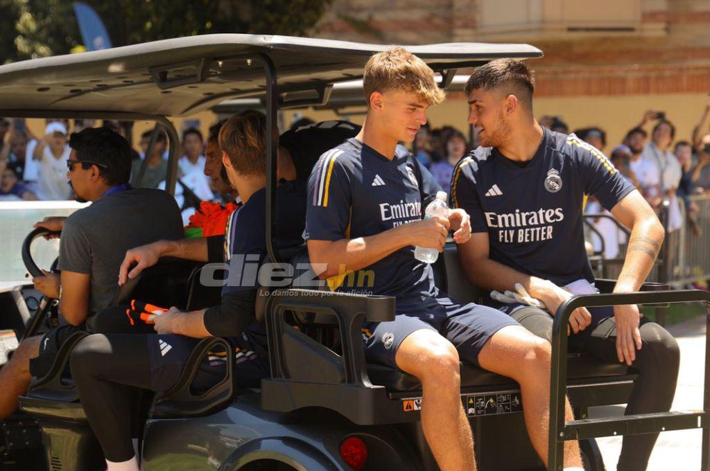 El susto con Vinicius, la grandeza de Modric y el galáctico que visitó el primer entreno del Real Madrid en Estados Unidos