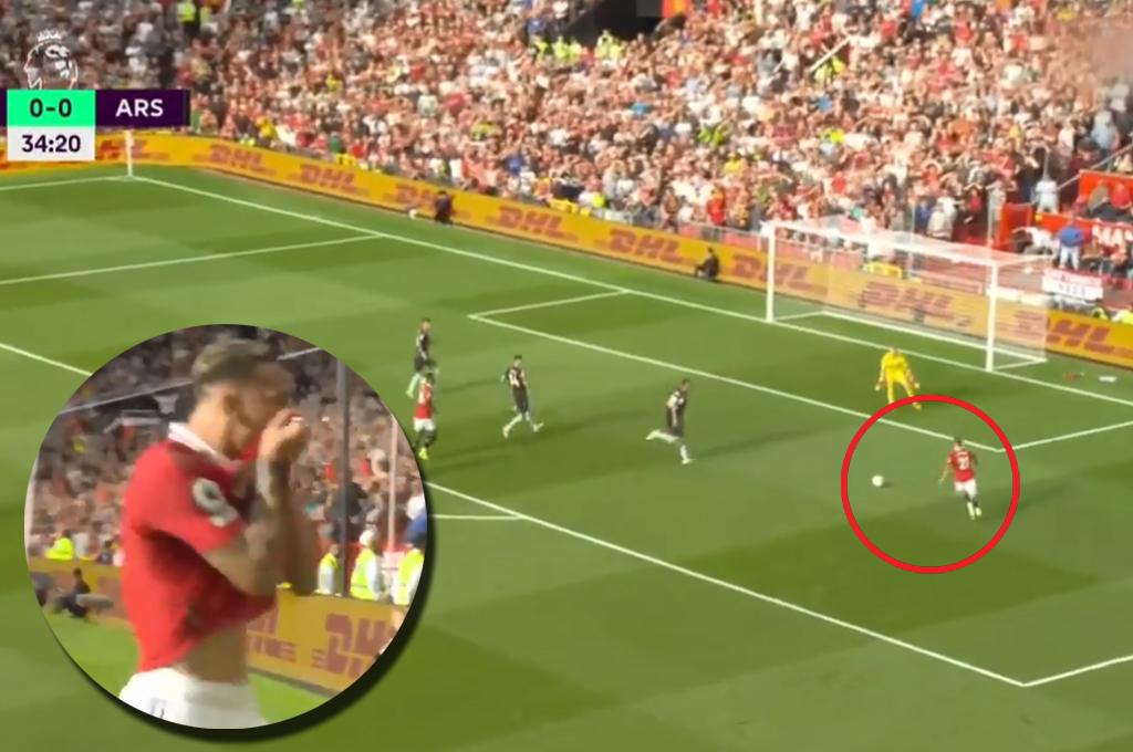 Así fue el tremendo debut de Antony con el Manchester United en el triunfo sobre Arsenal y el gesto de Cristiano Ronaldo que se hizo viral