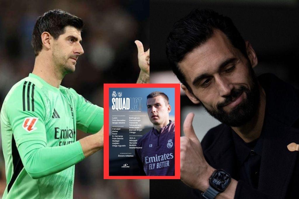Arbeloa deja fuera a Courtois y la estrella que vuelve: esta es la convocatoria del Real Madrid para jugar hoy contra a Atlético