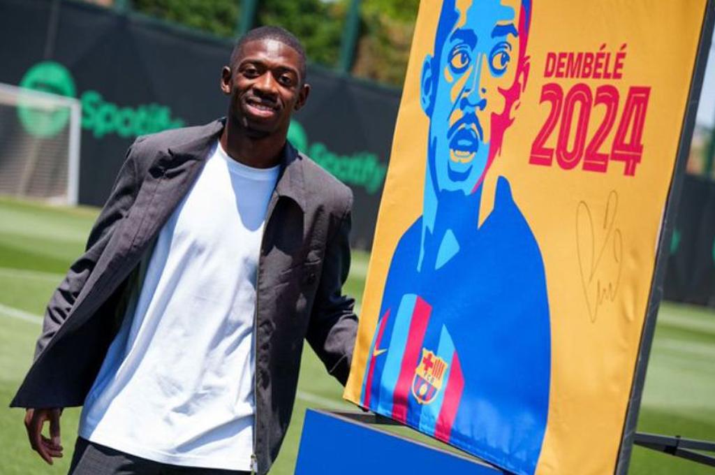Notable baja: Barcelona confirma la nueva cláusula de rescisión de Dembélé tras su renovación