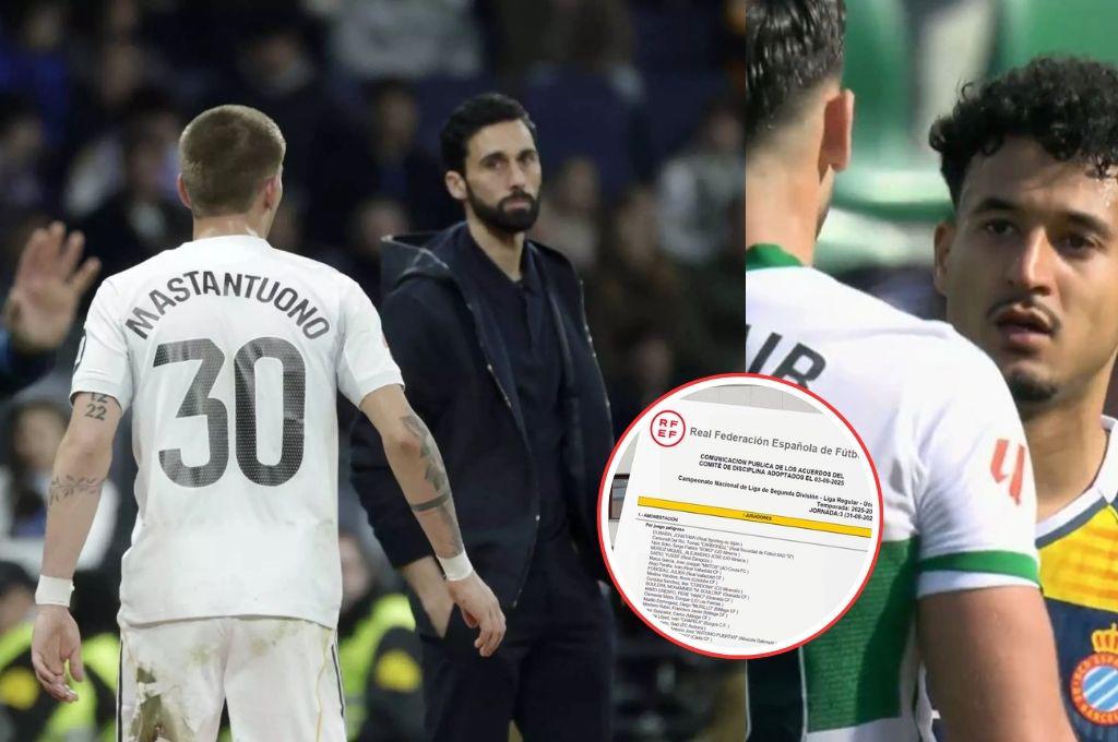 Real Madrid sigue con las malas noticias: Arbeloa pierde a tres jugadores y se confirma la dura sanción a Mastantuono