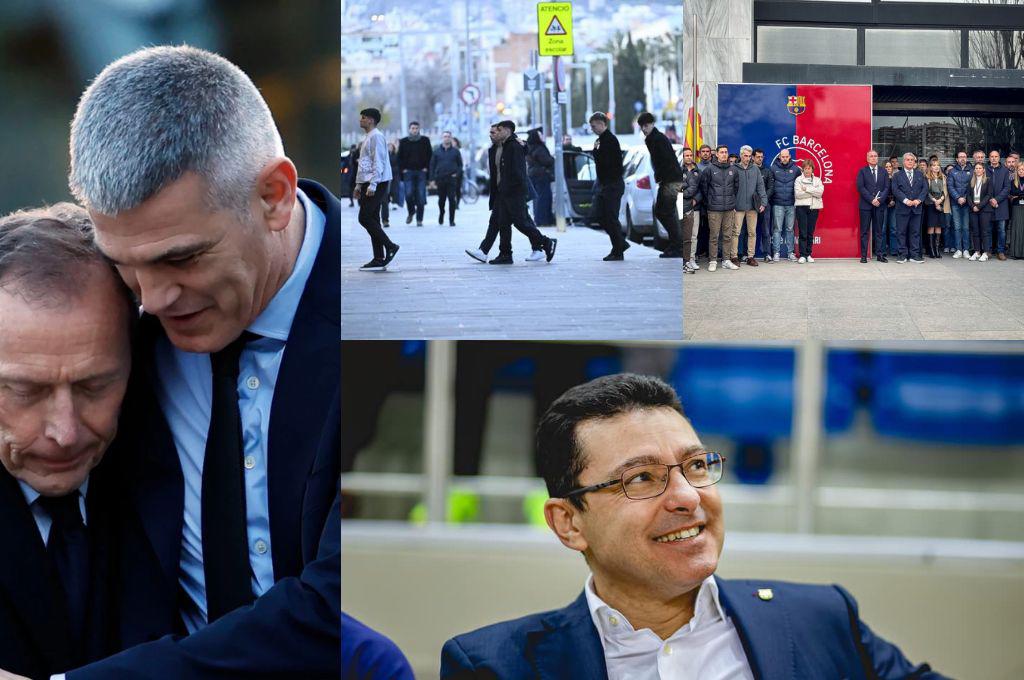 Miembro del Real Madrid se quebró y las figuras del Barcelona que no asistieron: así se vivió el velorio de Carles Miñarro