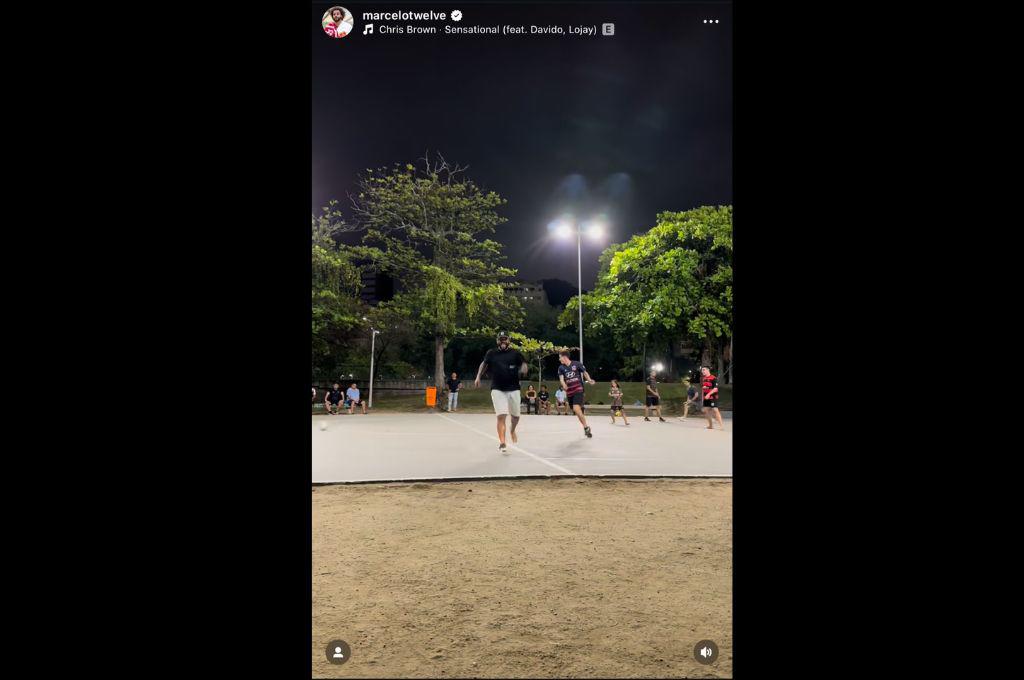 Marcelo vuelve a jugar al fútbol tras su salida de Fluminense y escándalo con Mano Menezes: lo subió en sus redes sociales