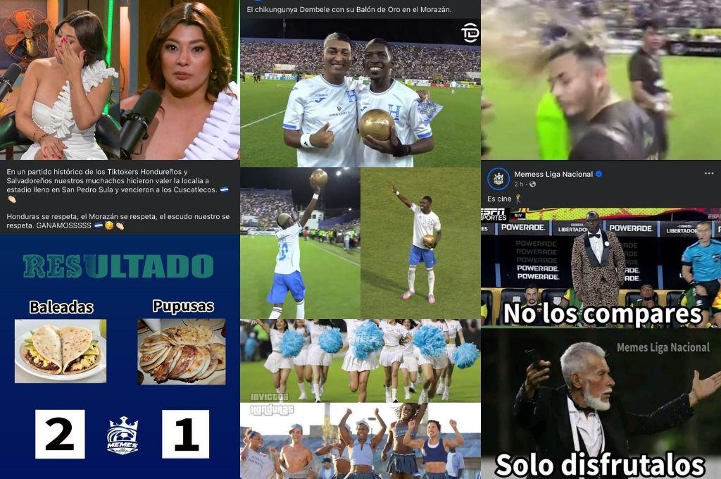 Supremo y Milagro son protagonistas: los mejores memes que dejó la revancha de tiktokers ente Honduras y El Salvador