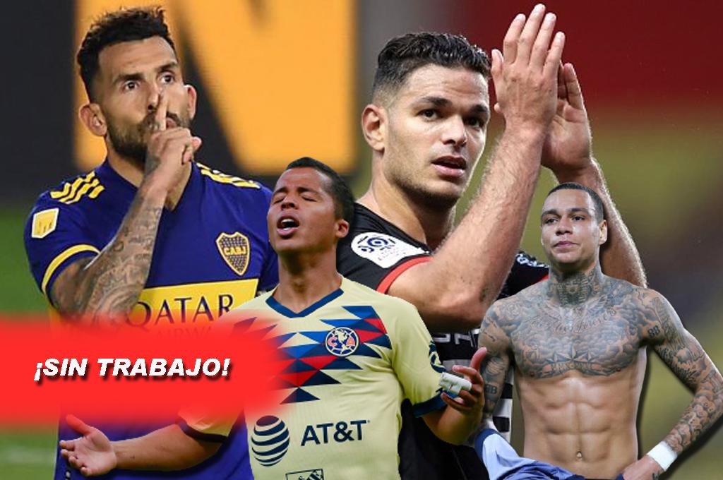 Los reconocidos futbolistas que cierran el 2021 sin equipo y buscan una nueva oportunidad en el mercado de fichajes