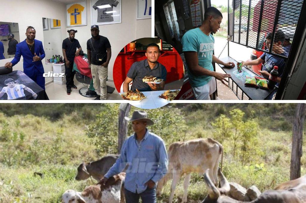 Barbería, hotdogs, pulperías y muchos son ganaderos: los futbolistas hondureños que también son emprendedores