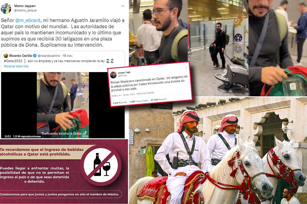 ¿30 latigazos? Toda la verdad sobre el aficionado mexicano que sería castigado en Qatar por ingresar bebidas alcohólicas