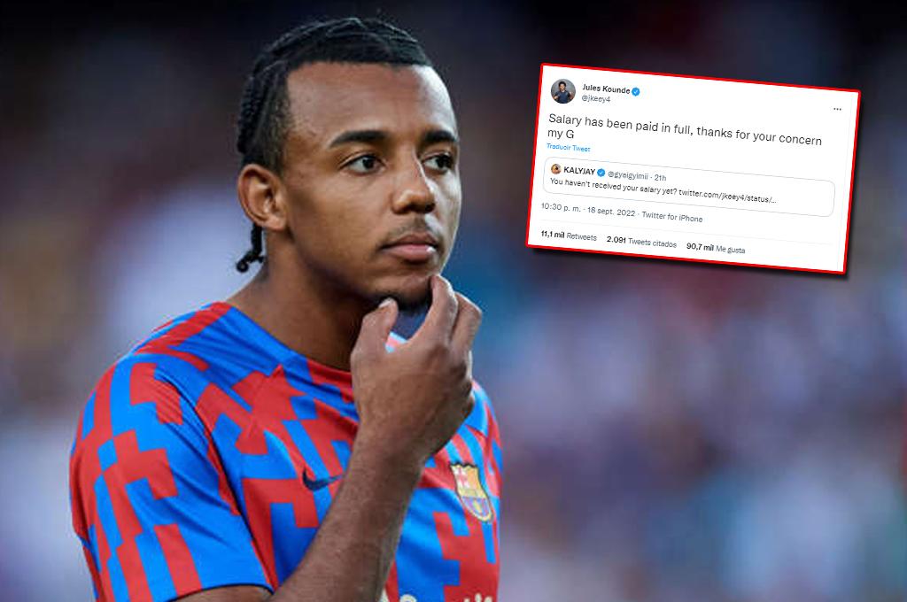 ‘‘¿Aún no has recibido tu salario?’’: la contundente respuesta de Koundé a un aficionado que se hizo viral en las redes