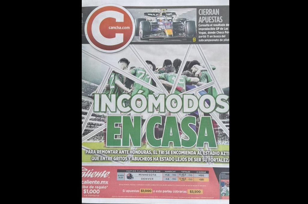 “Incómodos en casa, hay mucha presión, taquillas desoladas”: así habla la prensa mexicana del juego del martes ante Honduras