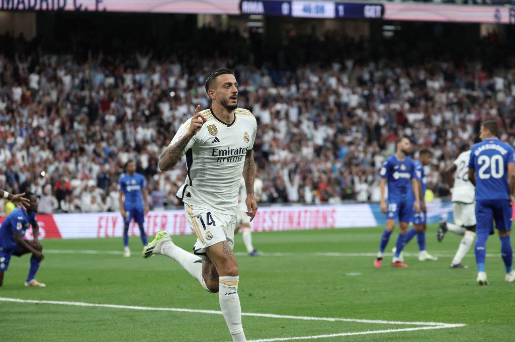 Salen a la luz las famosas líneas en la jugada del polémico gol de Joselu, Bellingham y su épico festejo; Choco Lozano presente en el Madrid-Getafe