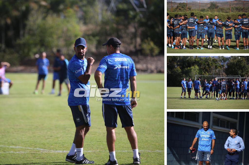 Así fue el primer entrenamiento de Ninrod Medina con Motagua: Risas, el recibimiento de los jugadores y el nuevo fichaje