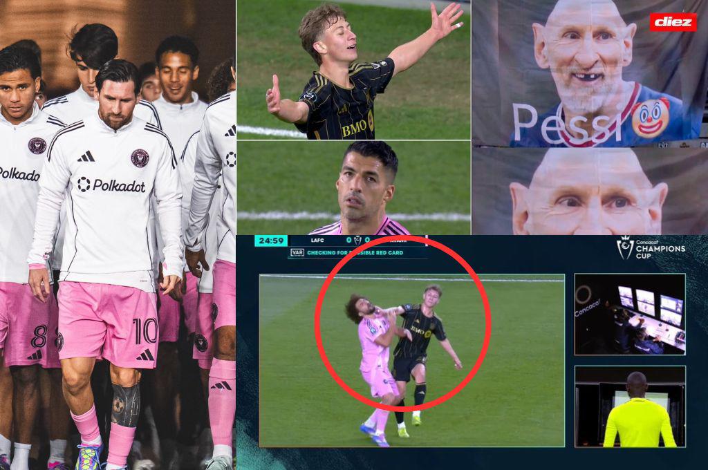 Tremenda burla a Messi, el árbitro y el VAR perjudicaron al Inter Miami y el héroe del LAFC tuvo que ser expulsado ¿robo?