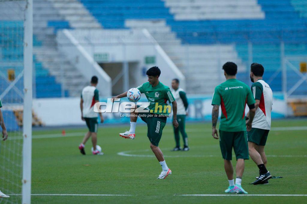 Así fue el entrenamiento de la selección de México en el estadio Nacional Chelato Uclés: Risas y con todas sus figuras