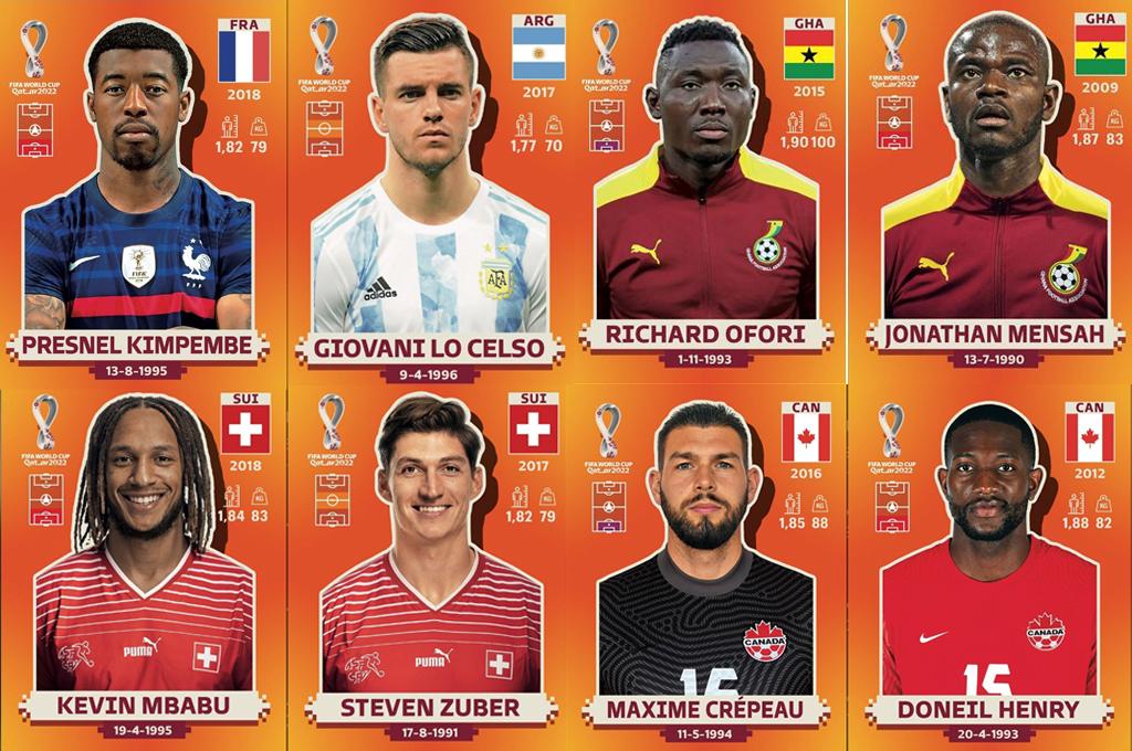 Qatar 2022: ¡Futbolistas que salieron en el álbum Panini pero no jugarán la Copa del Mundo!