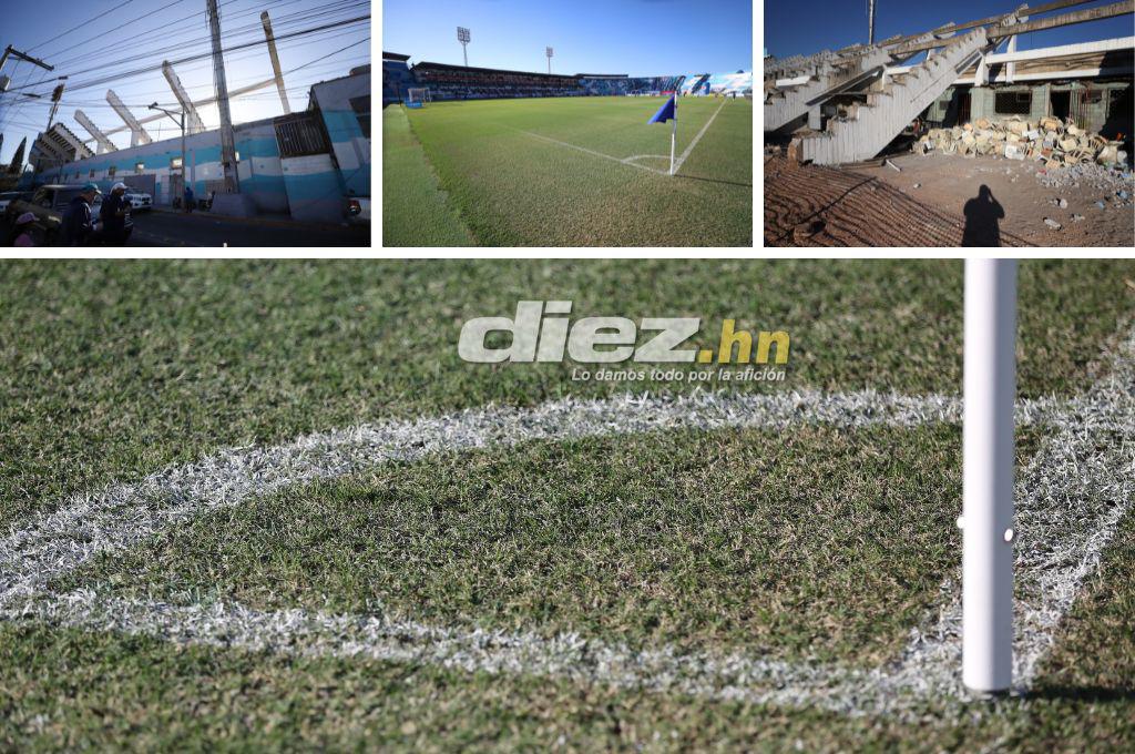 Así luce la grama del estadio Nacional Chelato Uclés tras el concierto y sigue la demolición de las graderías