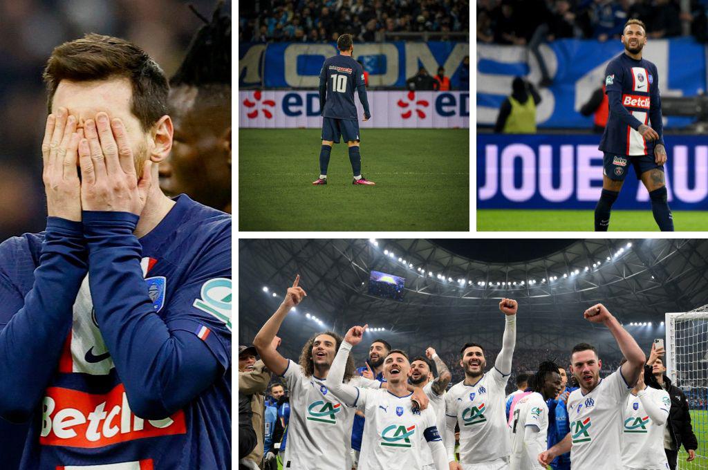 No se vio en TV: La maldición de Messi y el “10” en el PSG, la bronca del técnico Galtier y el eufórico festejo del Marsella