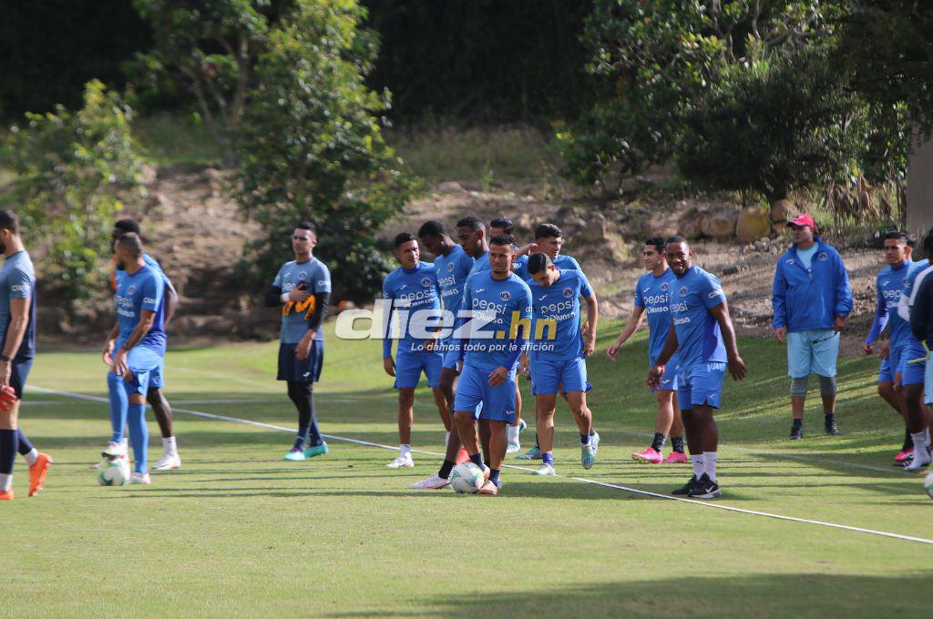 ¡Con nuevo fichaje y Auzmendi! Así fue el último entrenamiento de Diego Vázquez con Motagua previo a enfrentar al Olancho FC